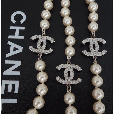 sautoir chanel fantaisie|sautoir chanel perles.